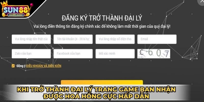 Đại lý Sun88 - Giải pháp kinh doanh hiệu quả cho bạn 3 Khi trở thành đại lý trang game bạn nhận được hoa hồng cực hấp dẫn